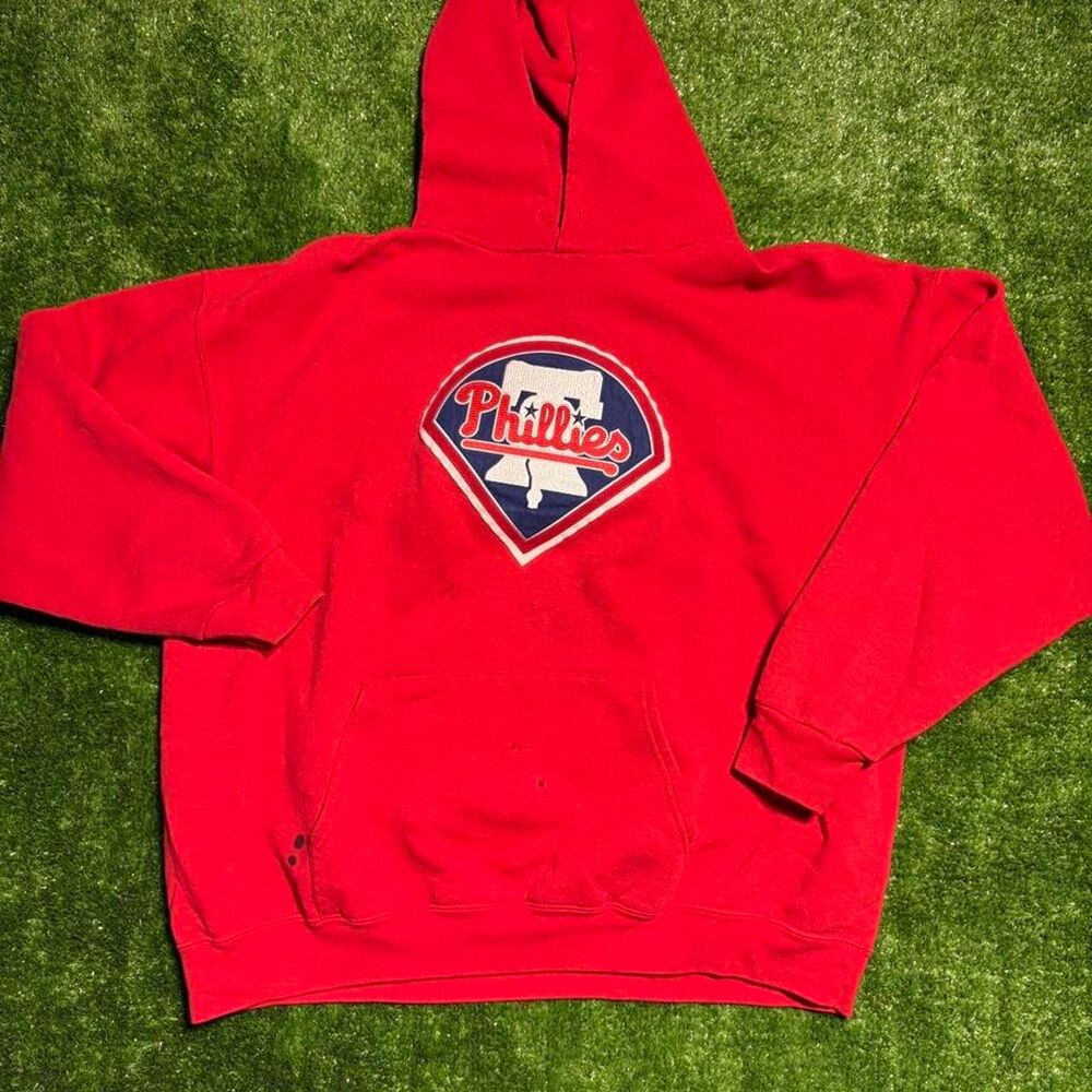 Mlb Men's Red Hoodie